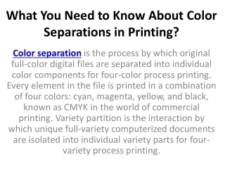 what you need to know about color separations in printing
