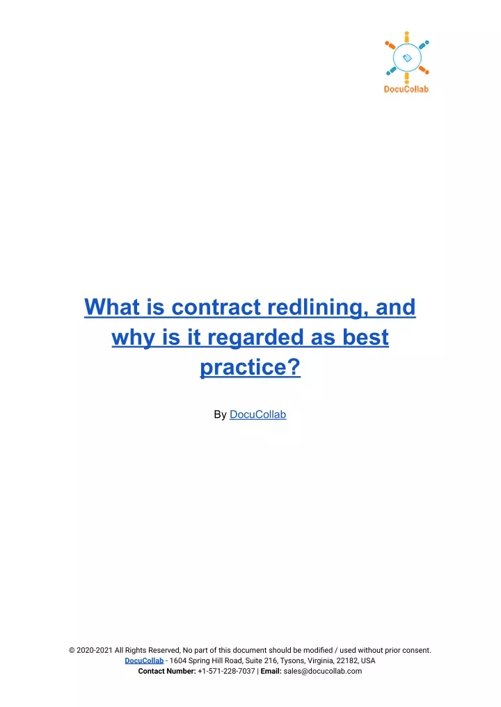 what is contract redlining and why is it regarded