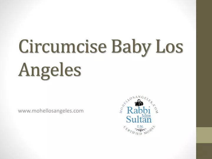 circumcise baby los angeles