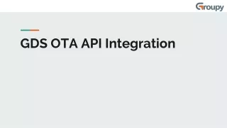 GDS OTA API Integration