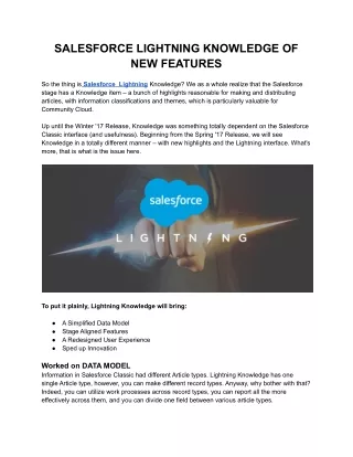Salesforce Lightning Services | Salesforce Lightning Migration