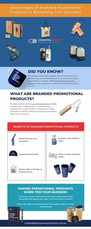 Advantages of Branded Promotional Products in Marketing Your Business