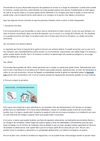 Consejos de cerrajeria 24h de Cerrajeros Benidorm