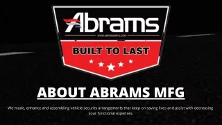 about abrams mfg