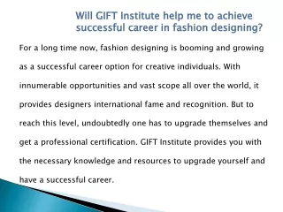 Best Fashion Design Institute in Kolkata
