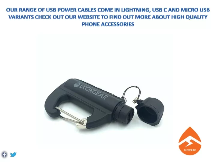 our range of usb power cables come in lightning