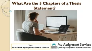 What Are the 5 Chapters of a Thesis Statement?