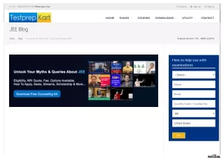 IIT JEE Main Syllabus Download For Free