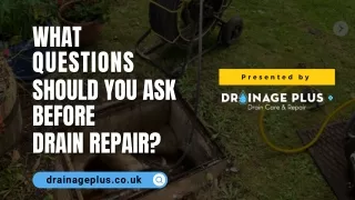 What Questions Should You Ask Before Drain Repair?
