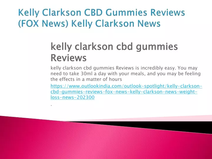 kelly reviews kelly clarkson cbd gummies reviews