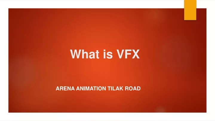 what is vfx