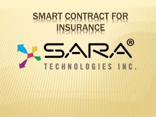 smart contract for insurance