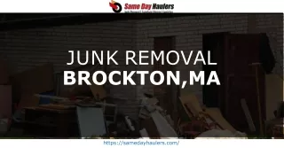 Junk piling up in your home or office- Try the best Junk Removal in Brockton, MA