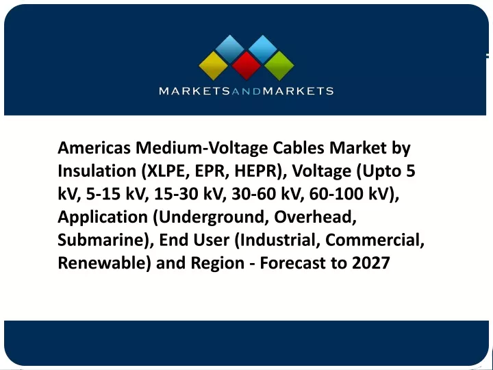 americas medium voltage cables market