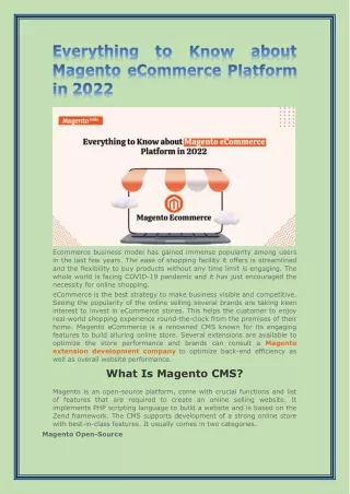 ecommerce business model has gained immense