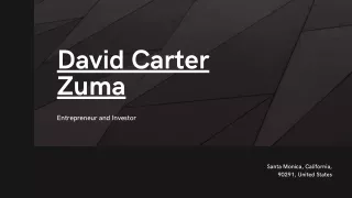 David Carter Zuma