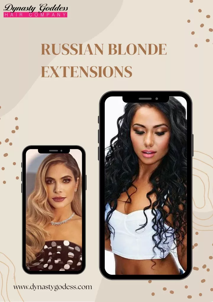 russian blonde extensions