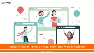 ultimate guide to throw a virtual party best ways