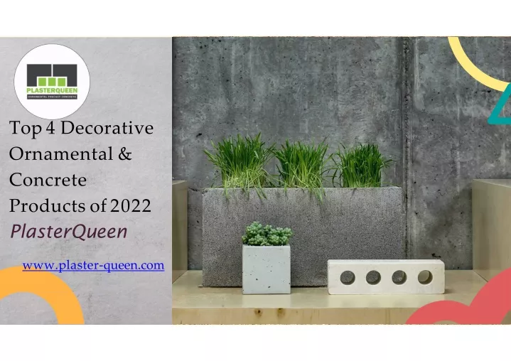 top 4 decorative ornamental concrete products