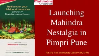 Mahindra Nestalgia - Mahindra Nestalgia Pimpri Pune