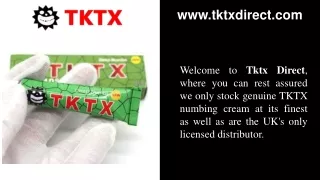 Tktx Direct - The Best Tktx Numbing Cream for Tattoos