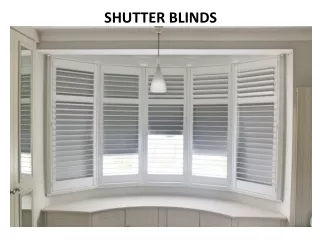 shutter blinds