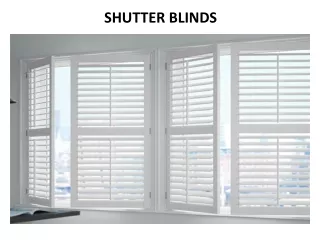 shutter blinds