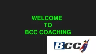 welcome to bcc coaching