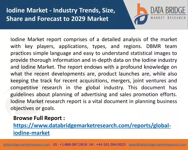 iodine market industry trends size share