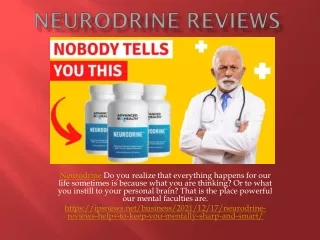 Neurodrine Reviews