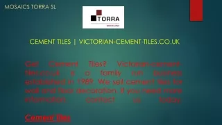Cement Tiles  Victorian-cement-tiles.co.uk