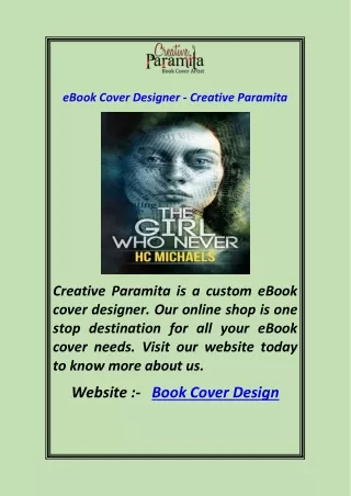 eBook Cover Designer - Creative Paramita