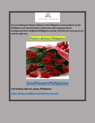 Flowers Delivery Philippines  Sendflowersphilippines.com.ph