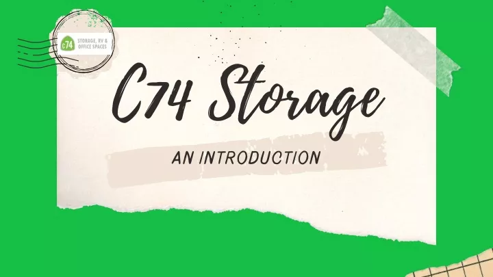 c74 storage an introduction