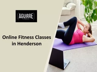 online fitness classes in henderson