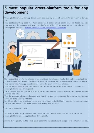 5 most popular cross platform tools