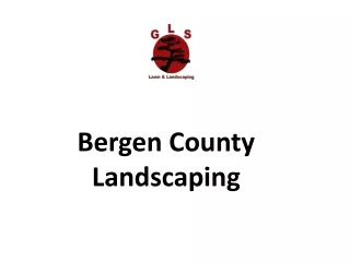 bergen county landscaping