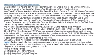 https www dope review com hostley review what