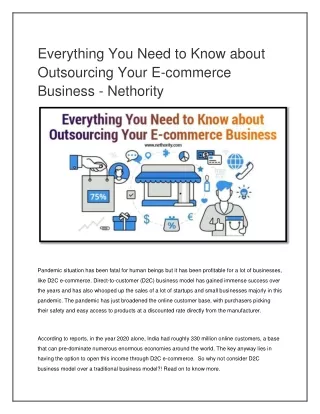 Everything You Need to Know about Outsourcing Your Ecommerce  SEO agency