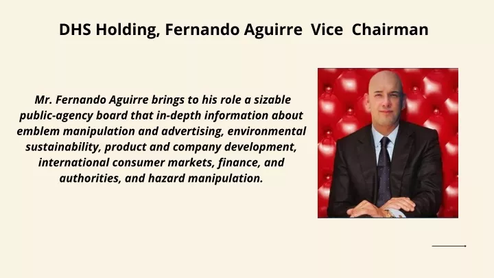 dhs holding fernando aguirre vice chairman