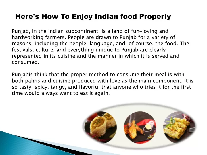 here s how to enjoy indian food properly