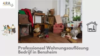 Professioneel Wohnungsauflösung Bedrijf in Bensheim