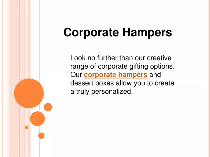 corporate hampers