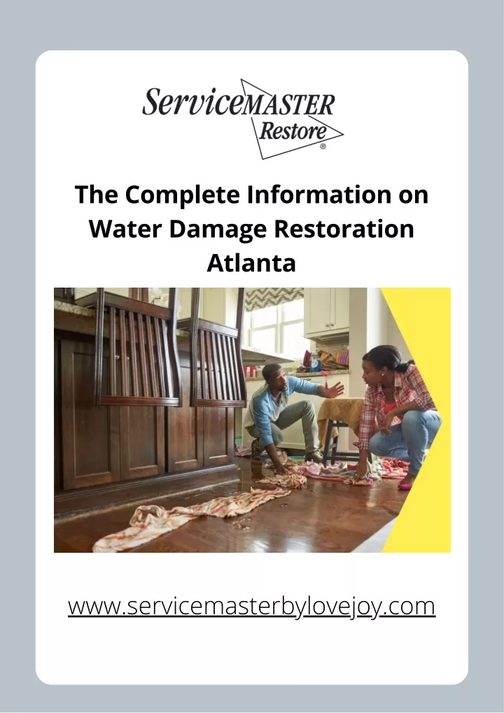 the complete information on water damage