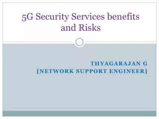 Risks in 5G Security Platform