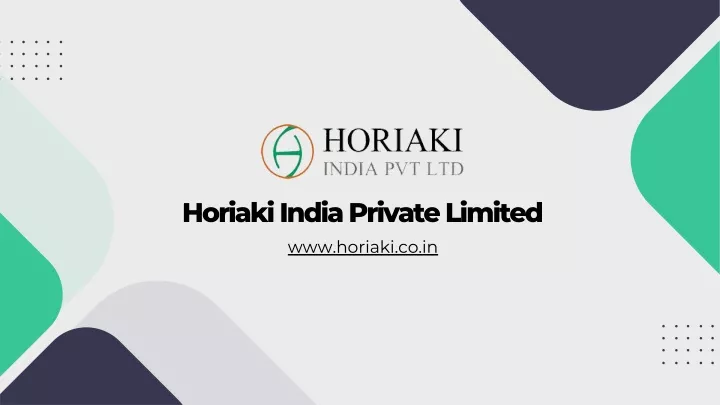 horiaki india private limited