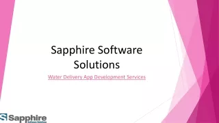 sapphire software solutions