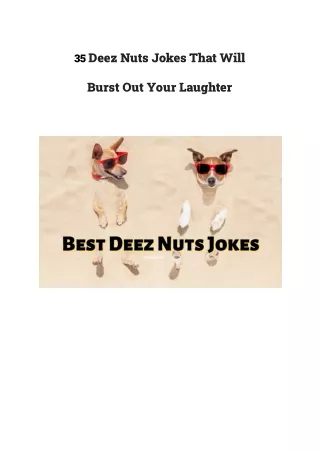 Deez Nuts Jokes