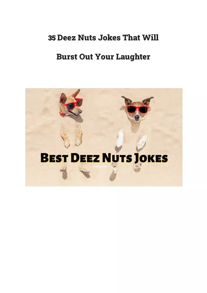 35 deez nuts jokes that will
