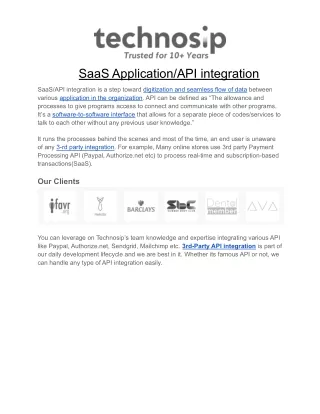 saas application api integration